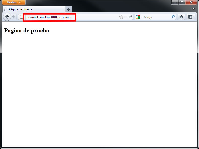 En el directorio html_public se colocarán los archivos de las páginas web, 
			cuya URL será como la siguiente:  http://personal.cimat.mx:8181/~usuario/  (Nota: el puerto es el 8181)